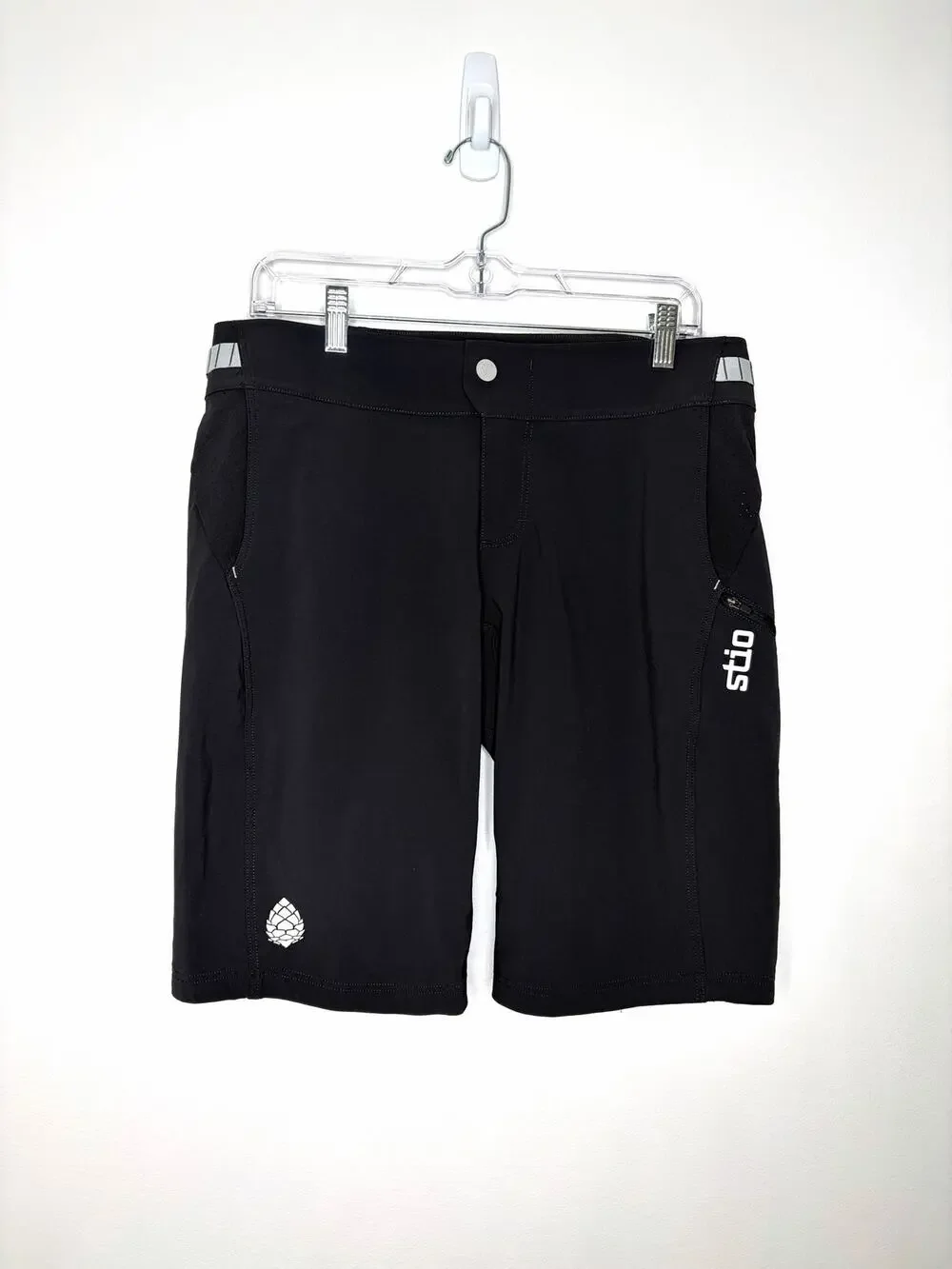 Stio Women's OPR Shorts Sz 10x11.5 in Charcoal Gray Biking Cycling Hiking